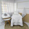 Enxoval Leito Maternidade Premium 7 Peças Branco